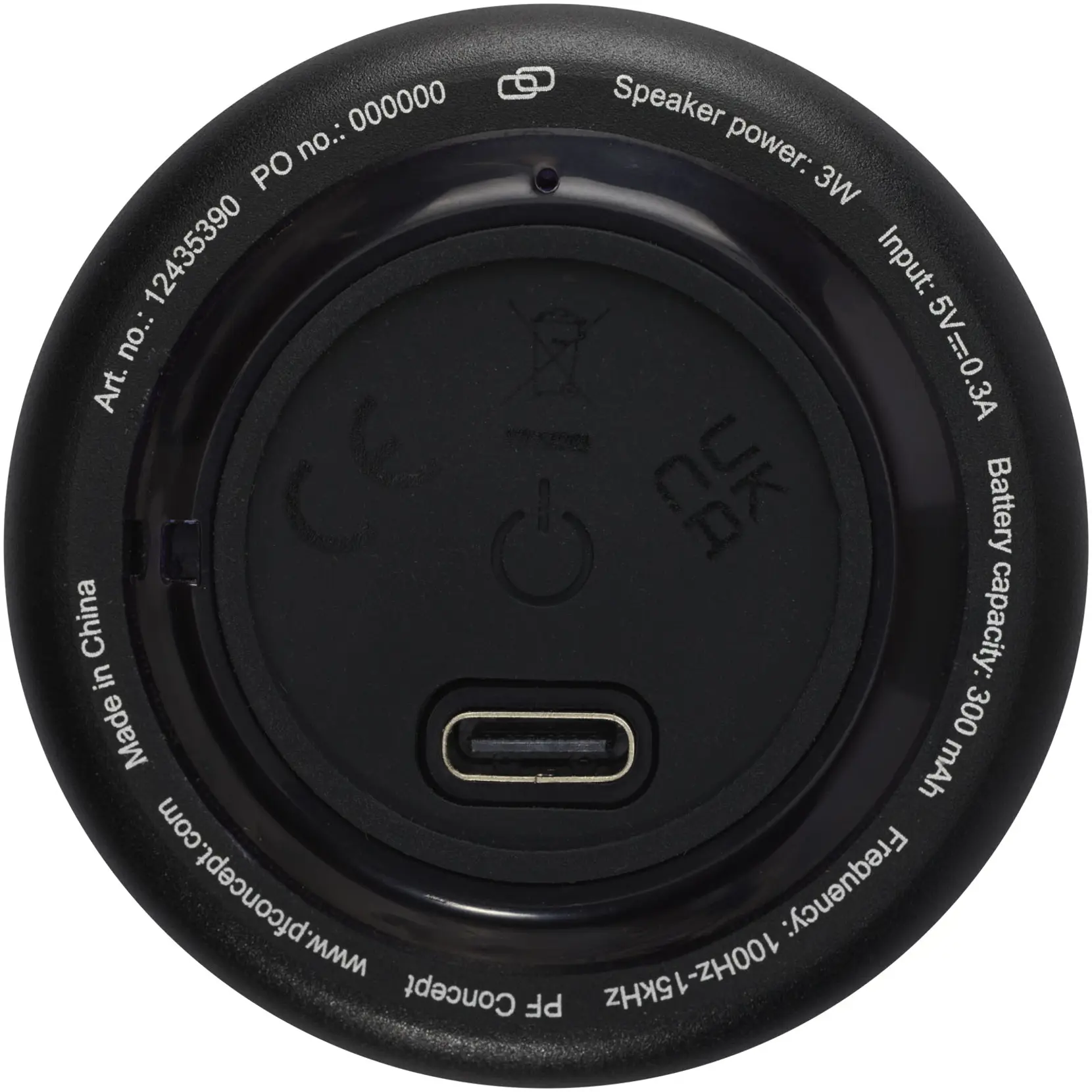 Bild på Rise 3 W Bluetooth®-minihögtalare av RCS-återvunnen aluminium 