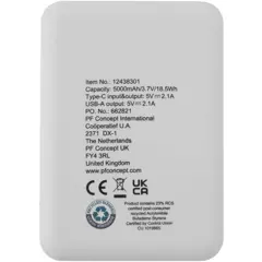 Bild på Asama 5 000 mAh Type C-powerbank i återvunnen plast