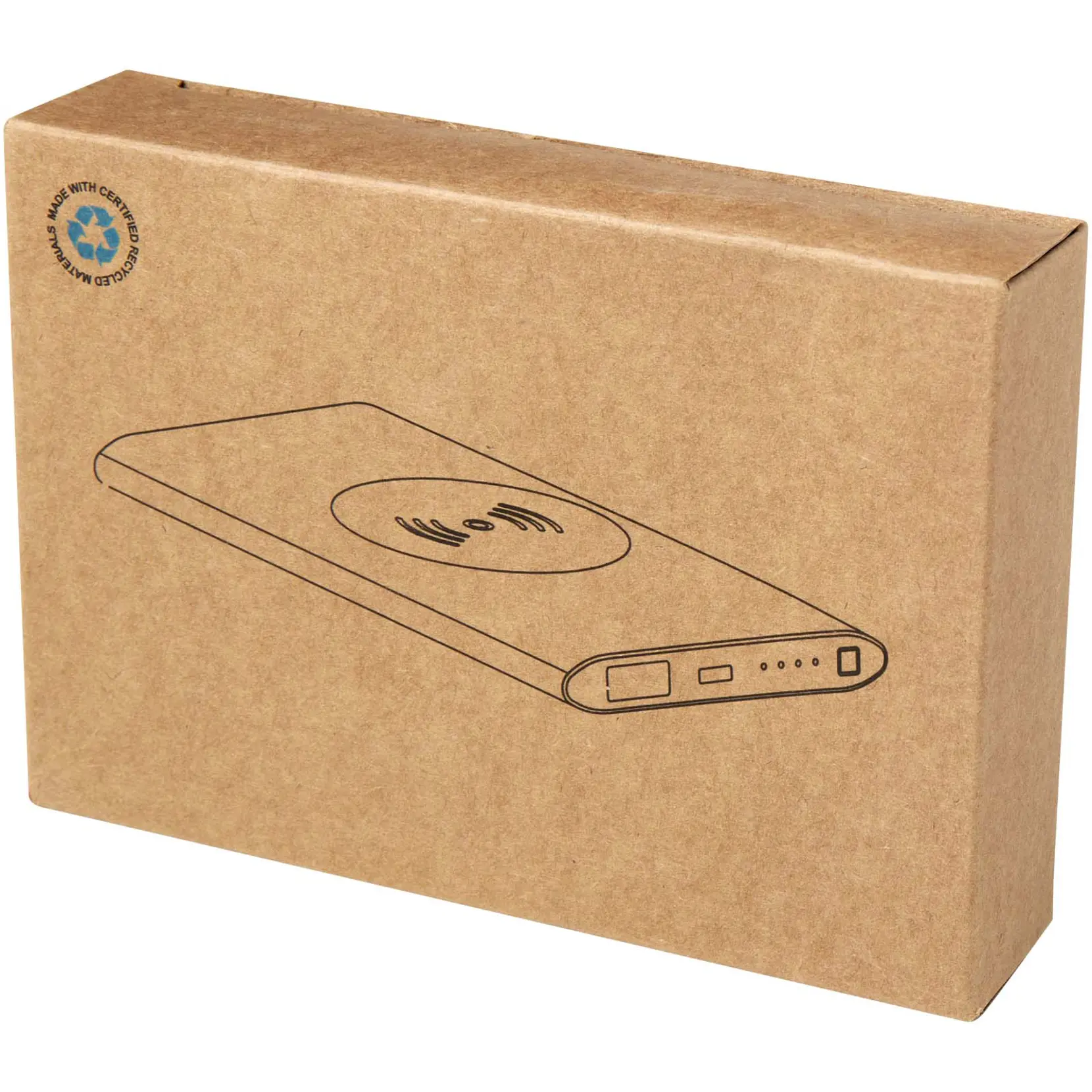 Bild på Juice trådlös 4 000 mAh Type C-powerbank i återvunnen aluminium 