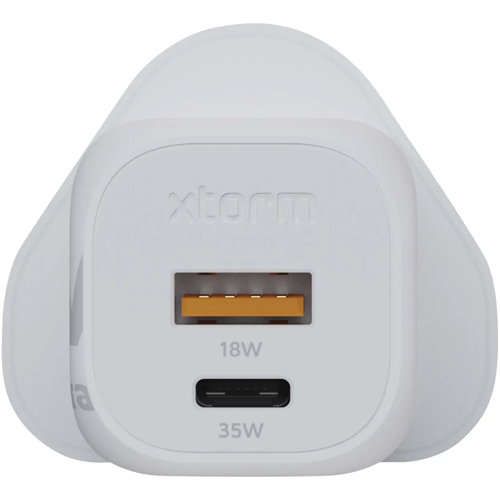 Bild på Xtorm XEC035 GaN² Ultra 35 W väggladdare – kontakt för Storbritannien