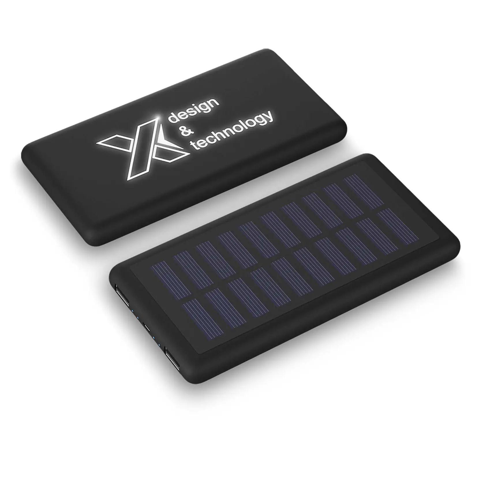 Bild på SCX.design P30 light-up 8000 mAh soldriven powerbank