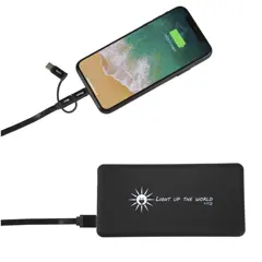 Bild på SCX.design P30 light-up 8000 mAh soldriven powerbank