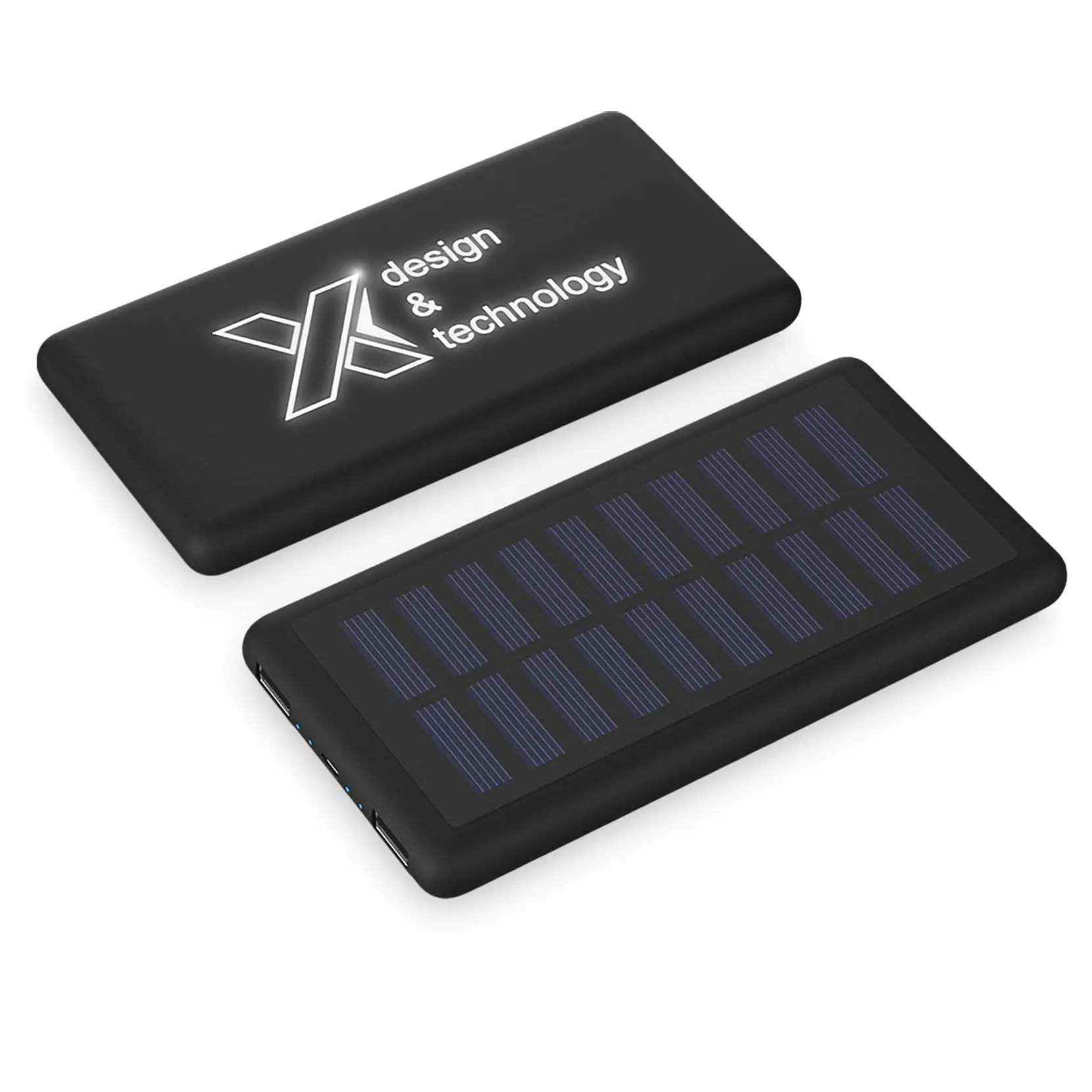 Bild på SCX.design P30 light-up 8000 mAh soldriven powerbank