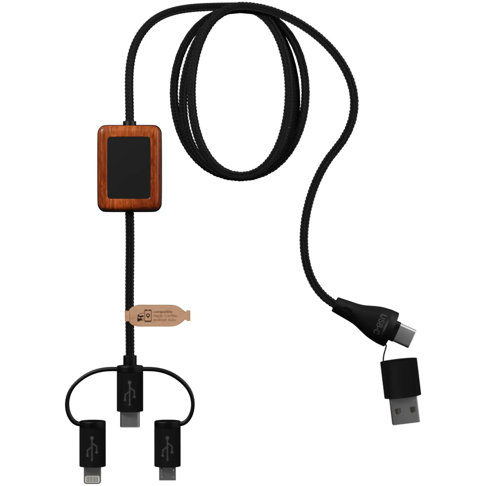 Bild på SCX.design C46 5-i-1 CarPlay-kabel