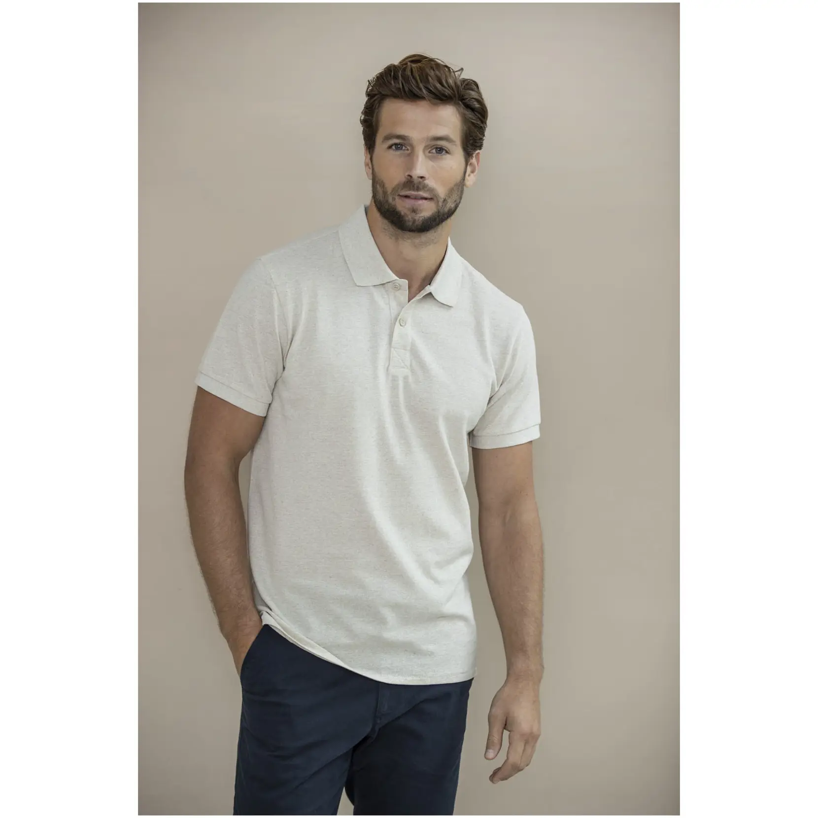 Bild på Emerald kortärmad unisex Aware™-återvunnen piké Bild på Emerald kortärmad unisex Aware™-återvunnen piké