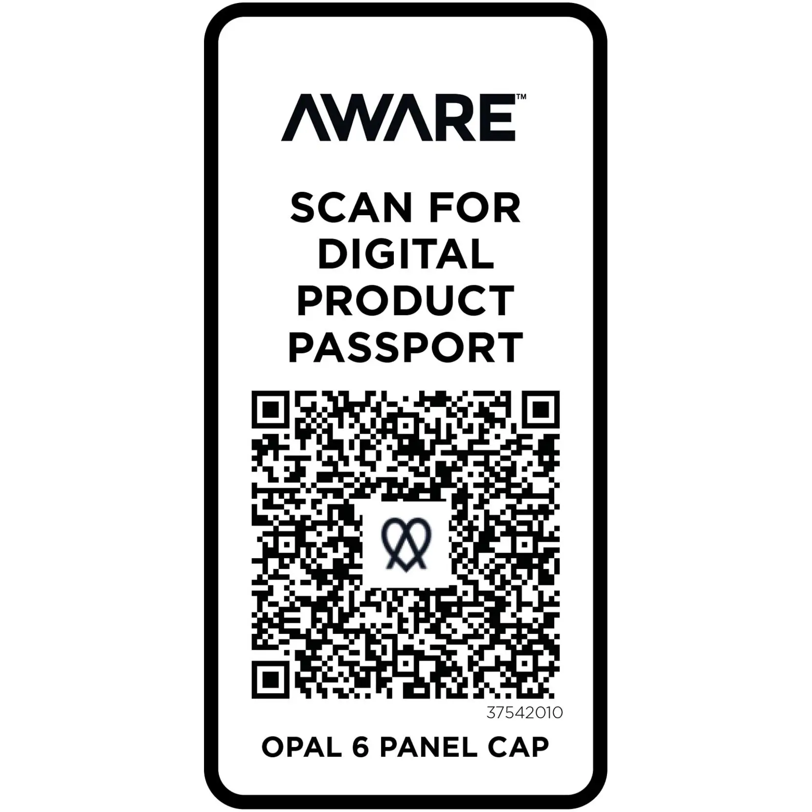 Bild på Opal 6-panels keps av Aware™-återvunnet material