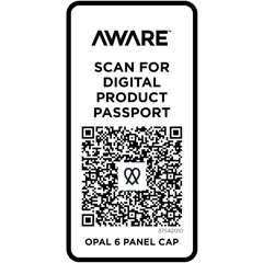 Bild på Opal 6-panels keps av Aware™-återvunnet material