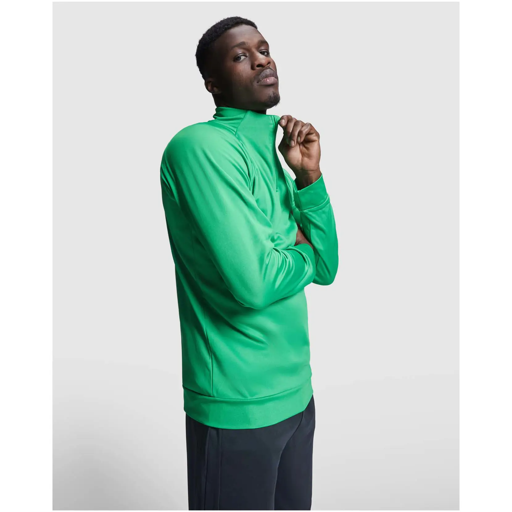 Bild på Epiro långärmad sweatshirt med kvartslång dragkedja för barn