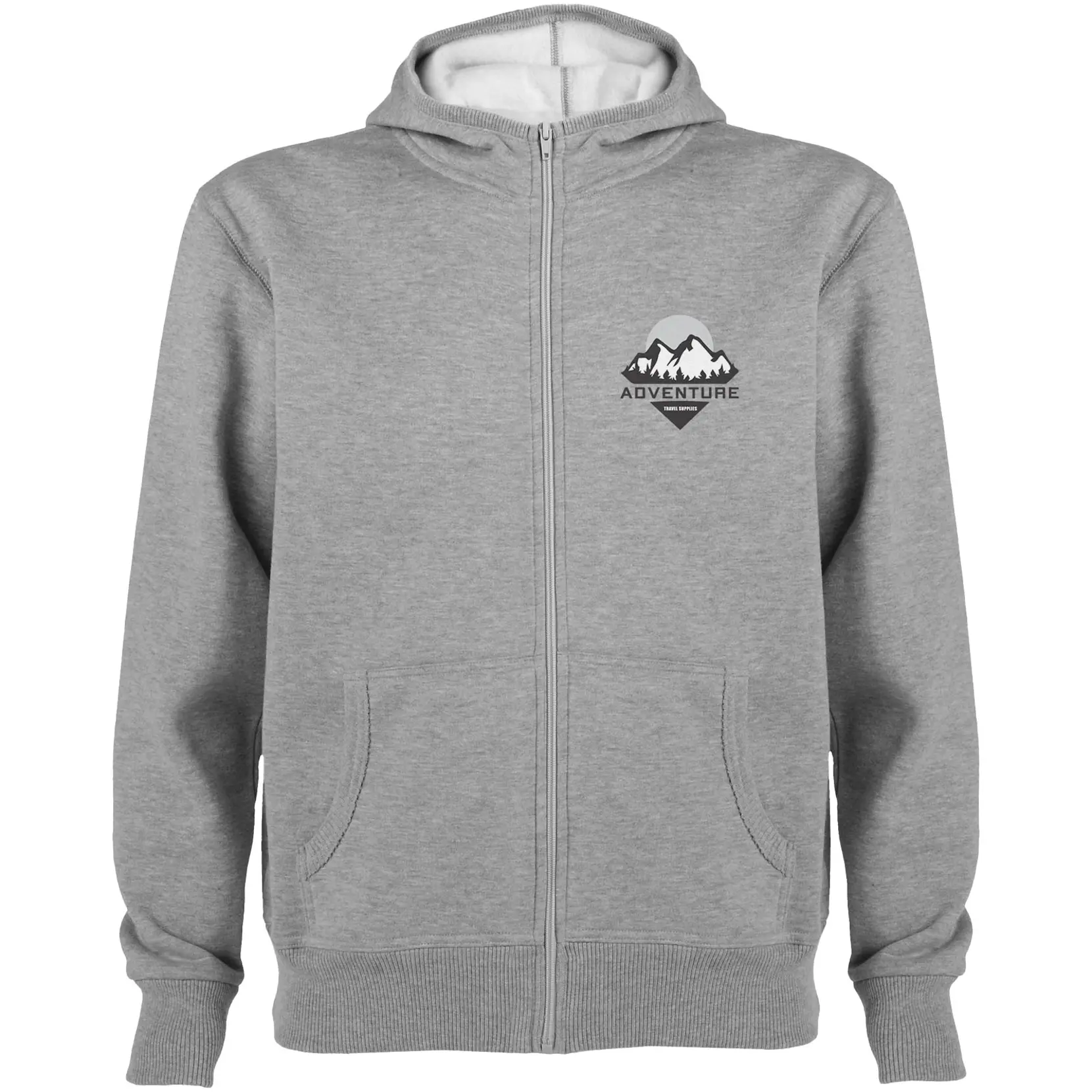 Bild på Montblanc unisex hoodie med hellång dragkedja Bild på Montblanc unisex hoodie med hellång dragkedja