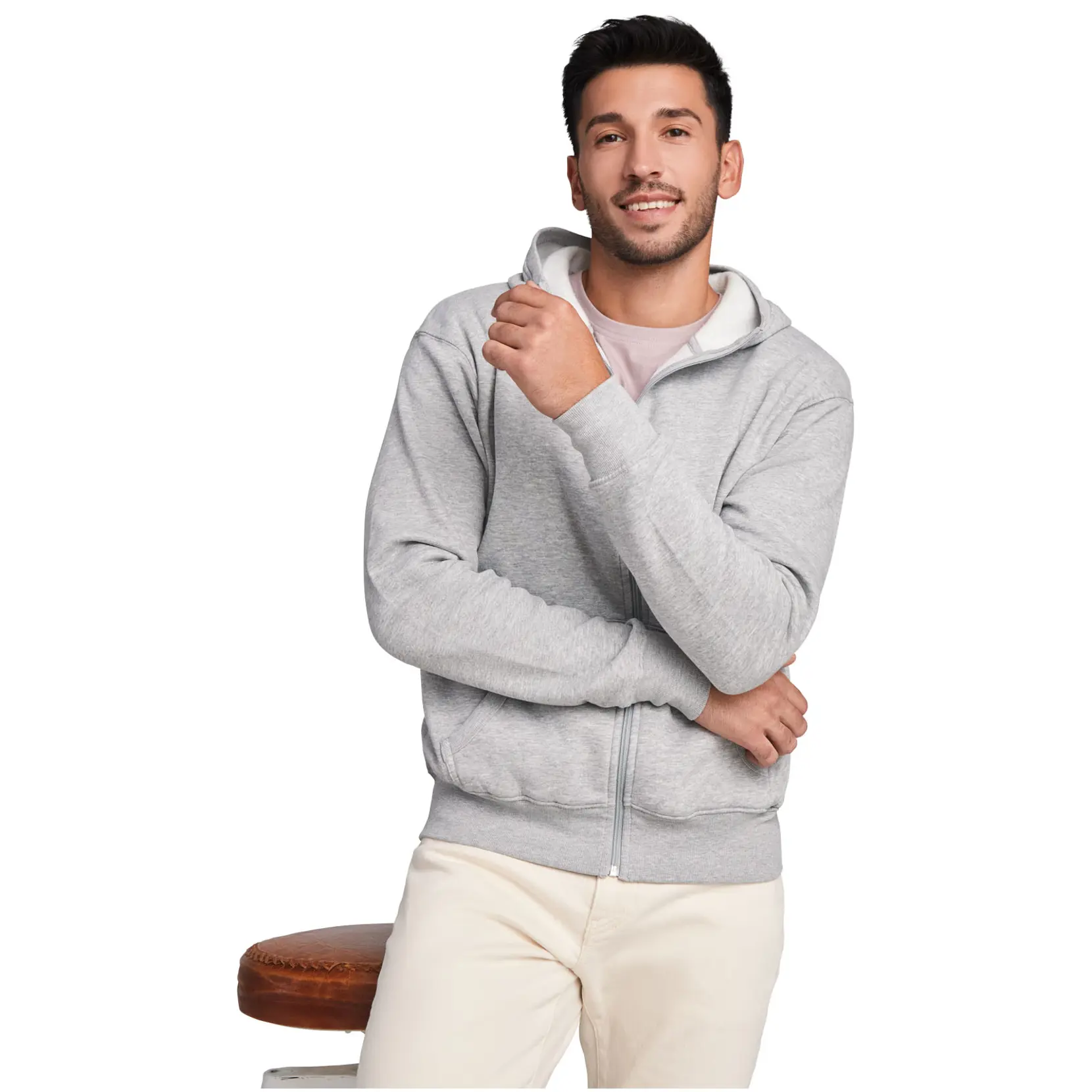 Bild på Montblanc unisex hoodie med hellång dragkedja Bild på Montblanc unisex hoodie med hellång dragkedja