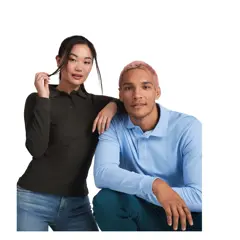 Bild på Estrella långärmad pikétröja för herr