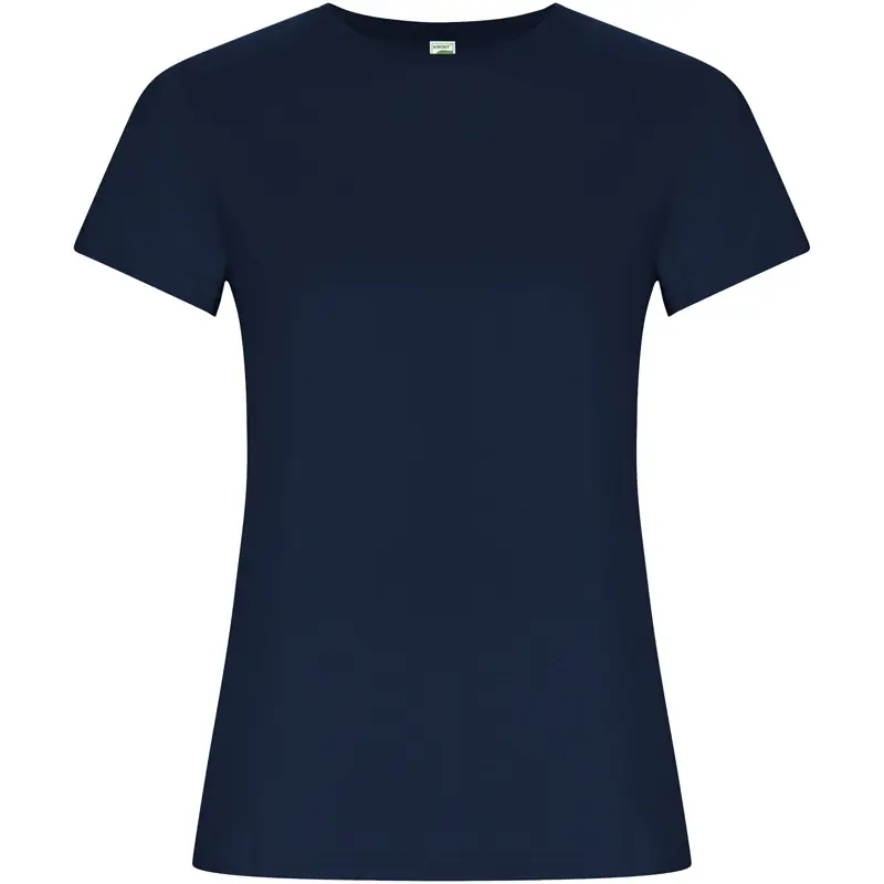 Golden kortärmad T-shirt för dam