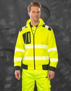 Bild på Recycled Robust Zipped Safety Hoody