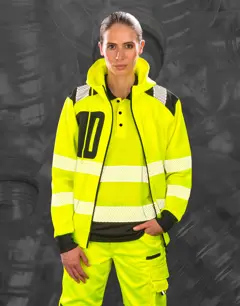 Bild på Recycled Robust Zipped Safety Hoody