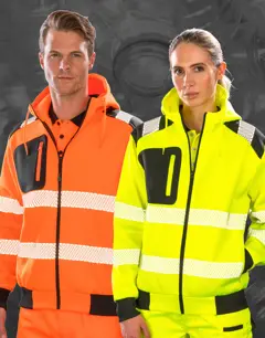 Bild på Recycled Robust Zipped Safety Hoody