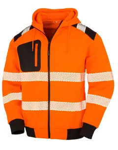 Bild på Recycled Robust Zipped Safety Hoody