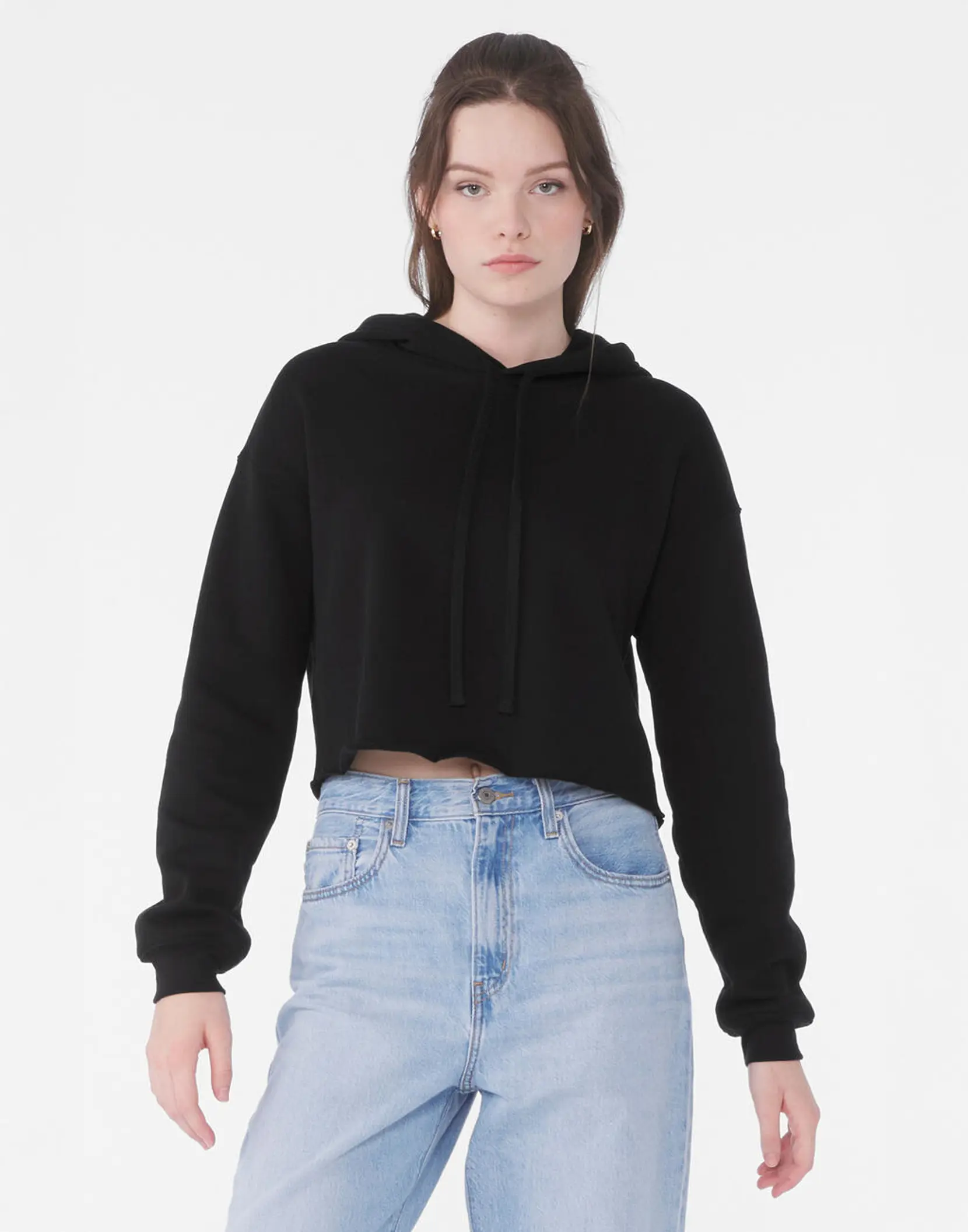 Bild på Women's Cropped Fleece Hoodie