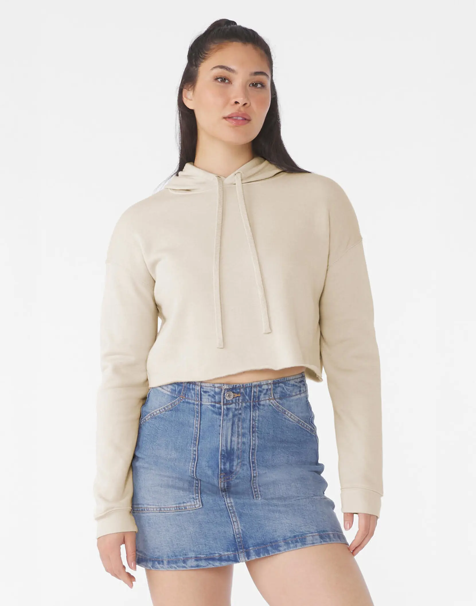 Bild på Women's Cropped Fleece Hoodie