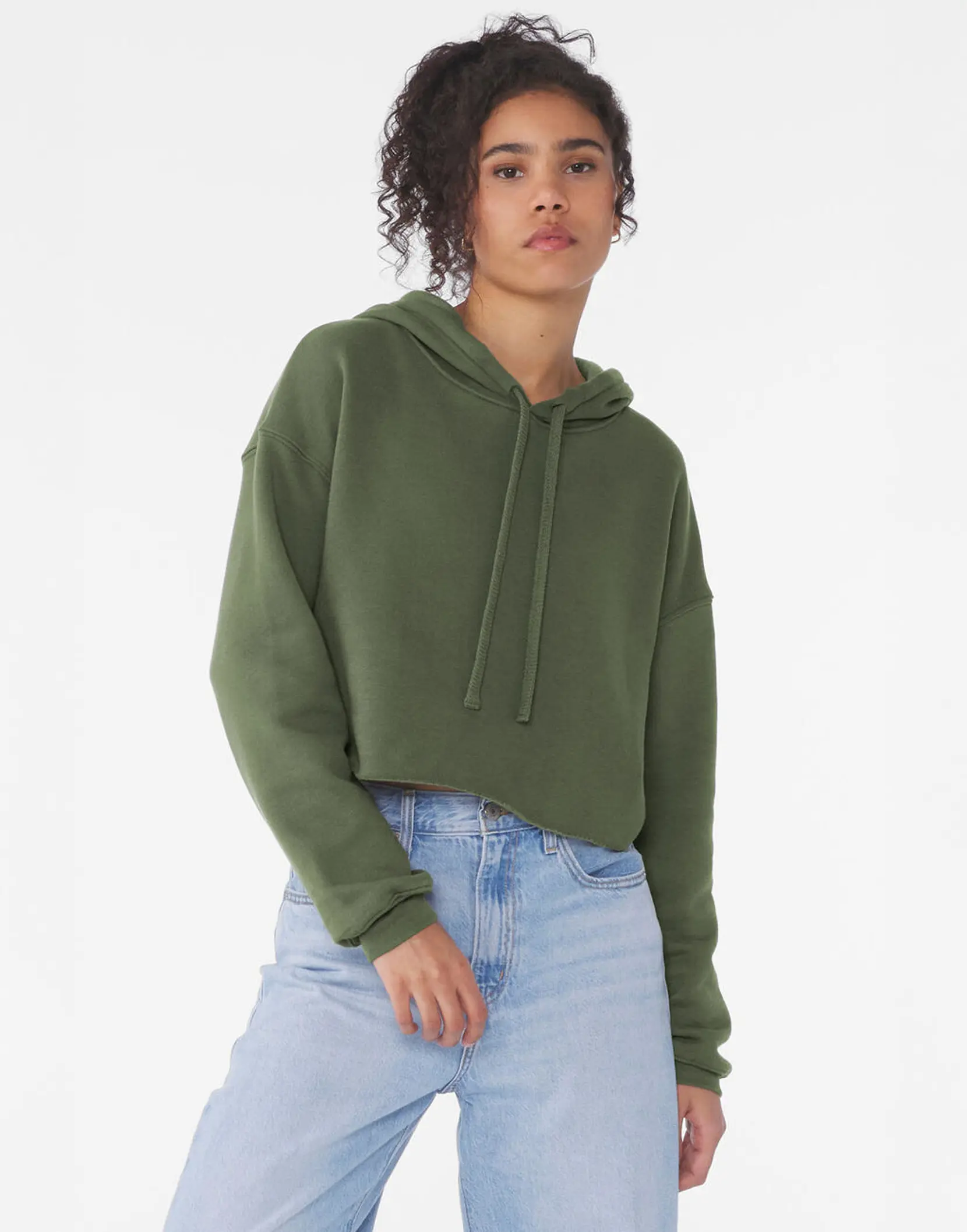 Bild på Women's Cropped Fleece Hoodie