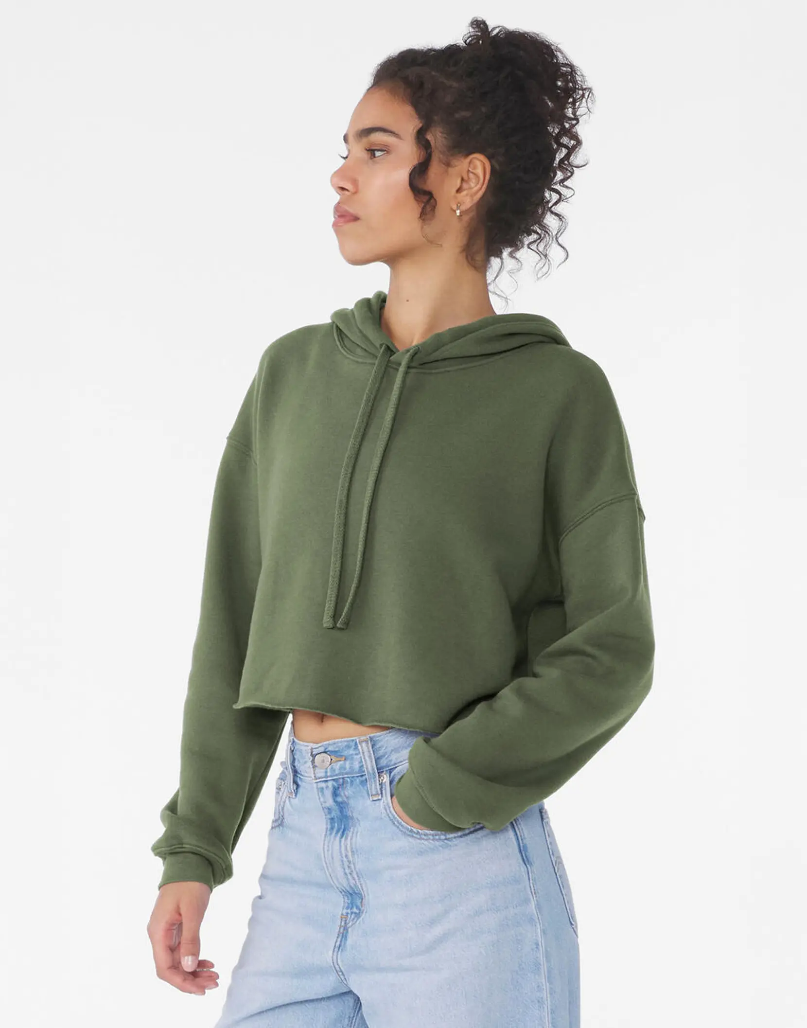 Bild på Women's Cropped Fleece Hoodie