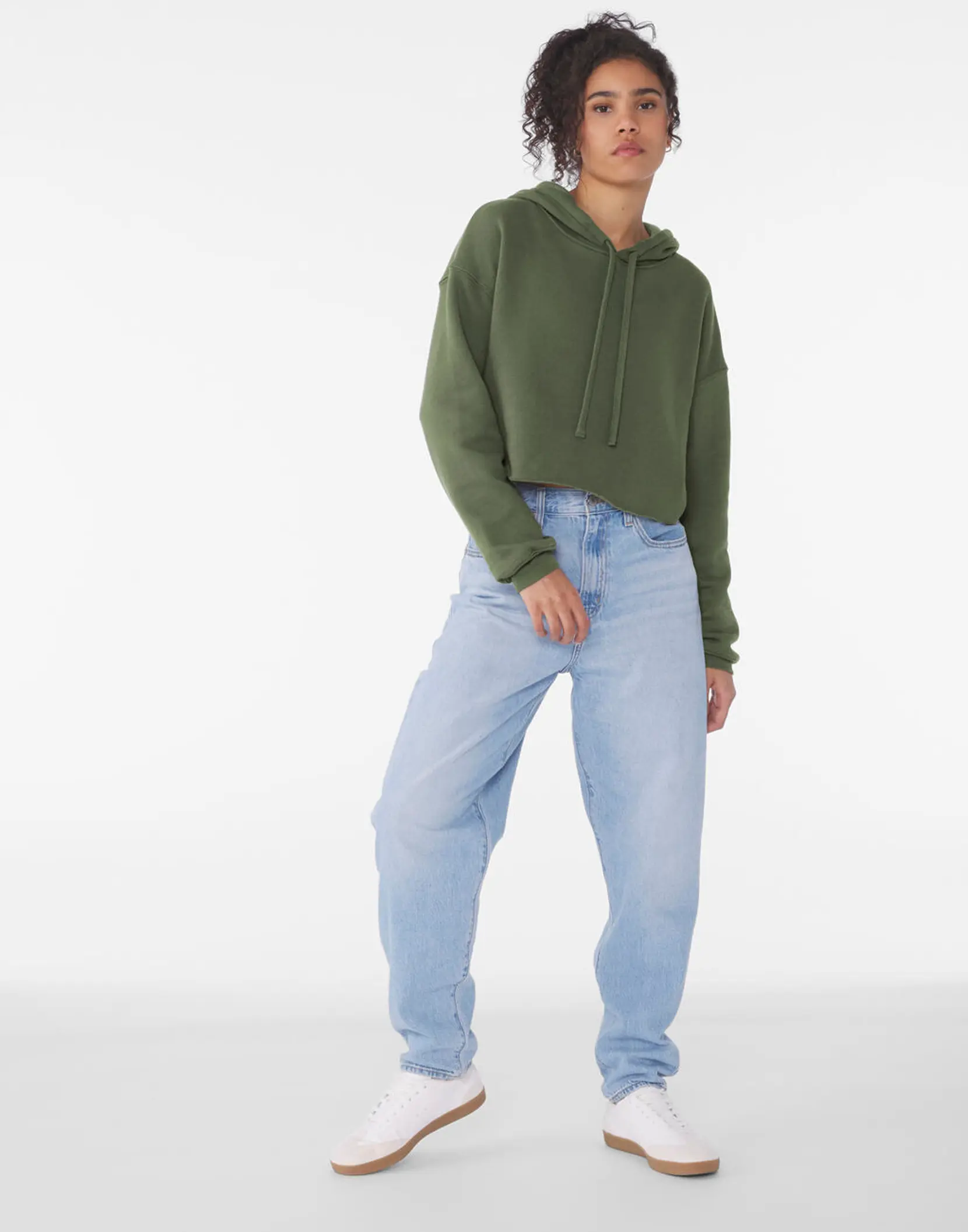 Bild på Women's Cropped Fleece Hoodie