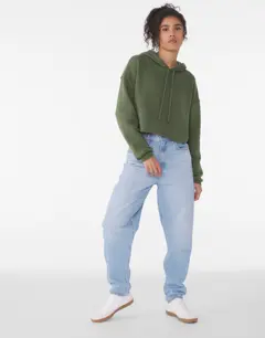 Bild på Women's Cropped Fleece Hoodie