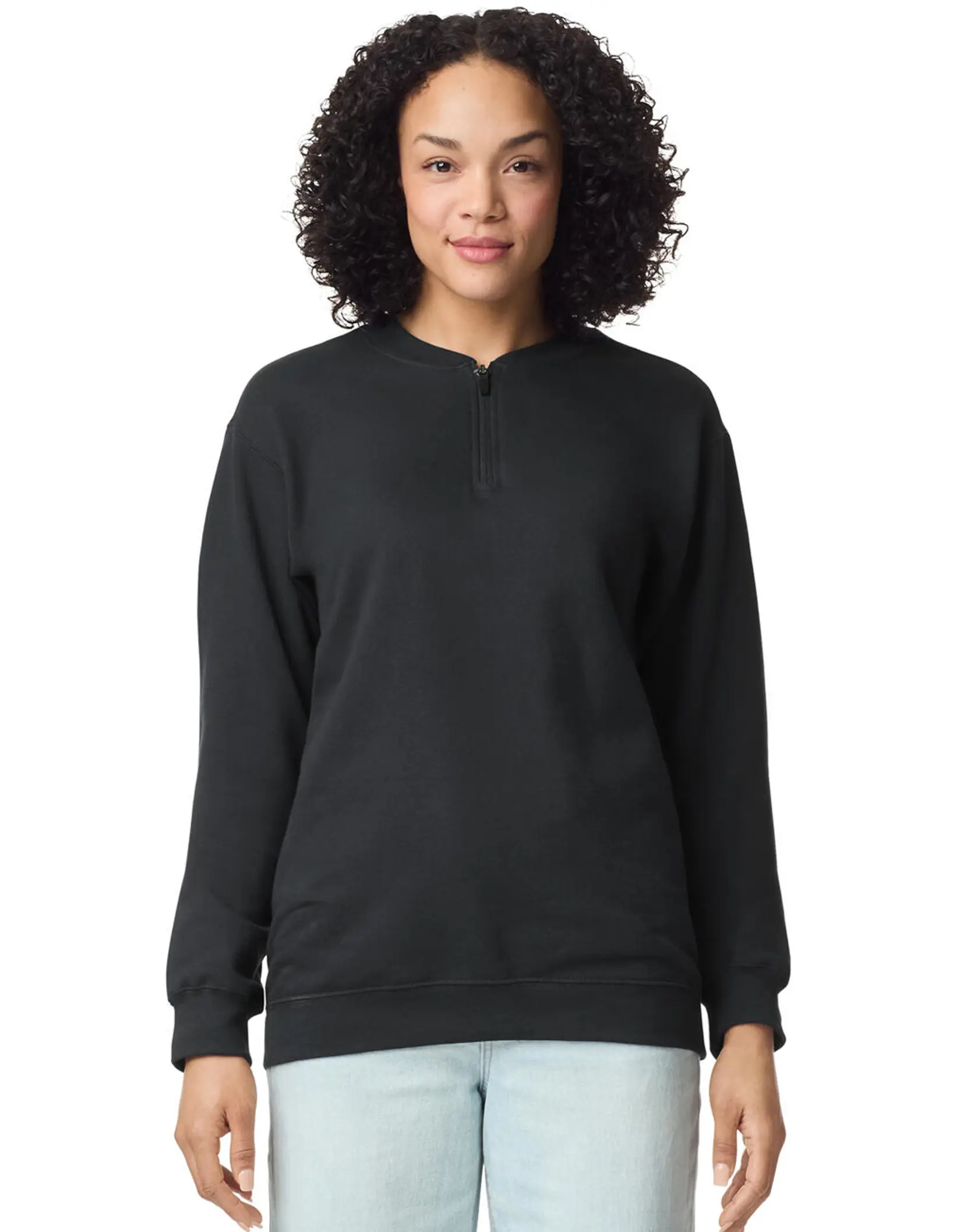 Bild på Softstyle Midweight Adult Fleece 1/4 Zip Sweat