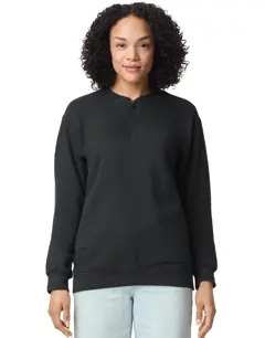 Bild på Softstyle Midweight Adult Fleece 1/4 Zip Sweat
