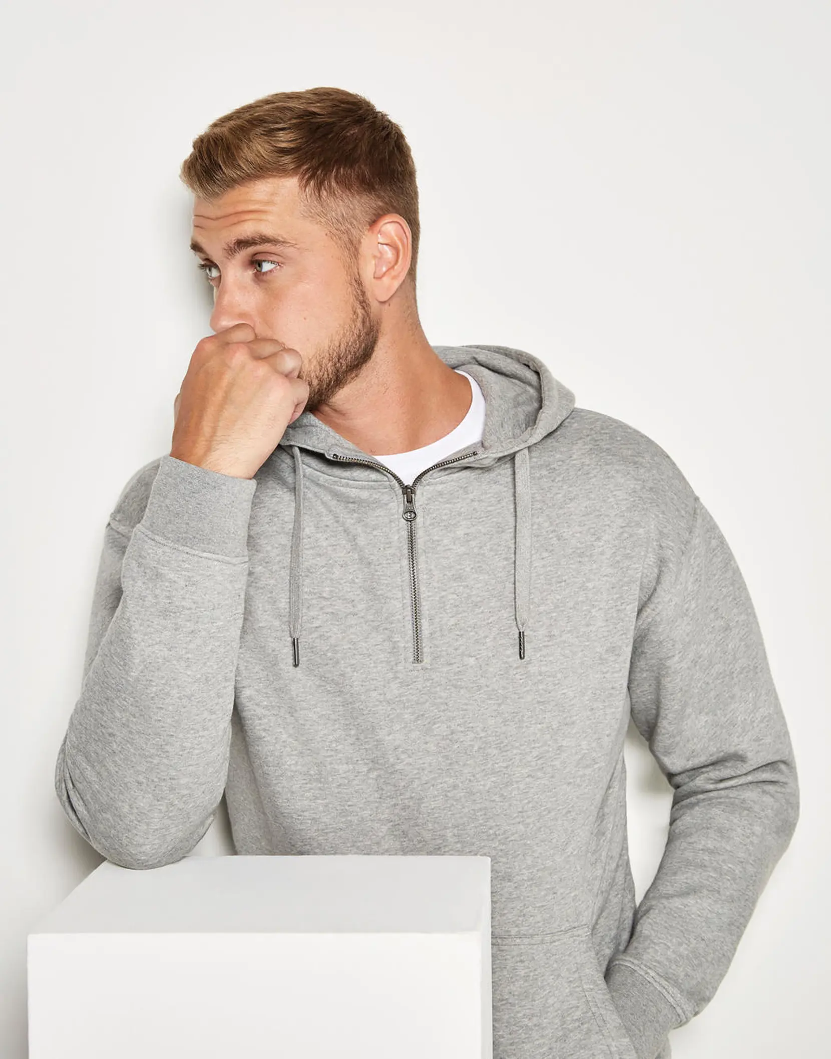 Bild på Regular Fit 1/4 Zip Hoodie
