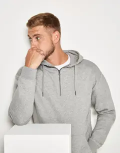 Bild på Regular Fit 1/4 Zip Hoodie