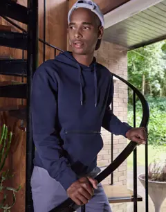 Bild på Pique Hoodie with Zipped Pocket