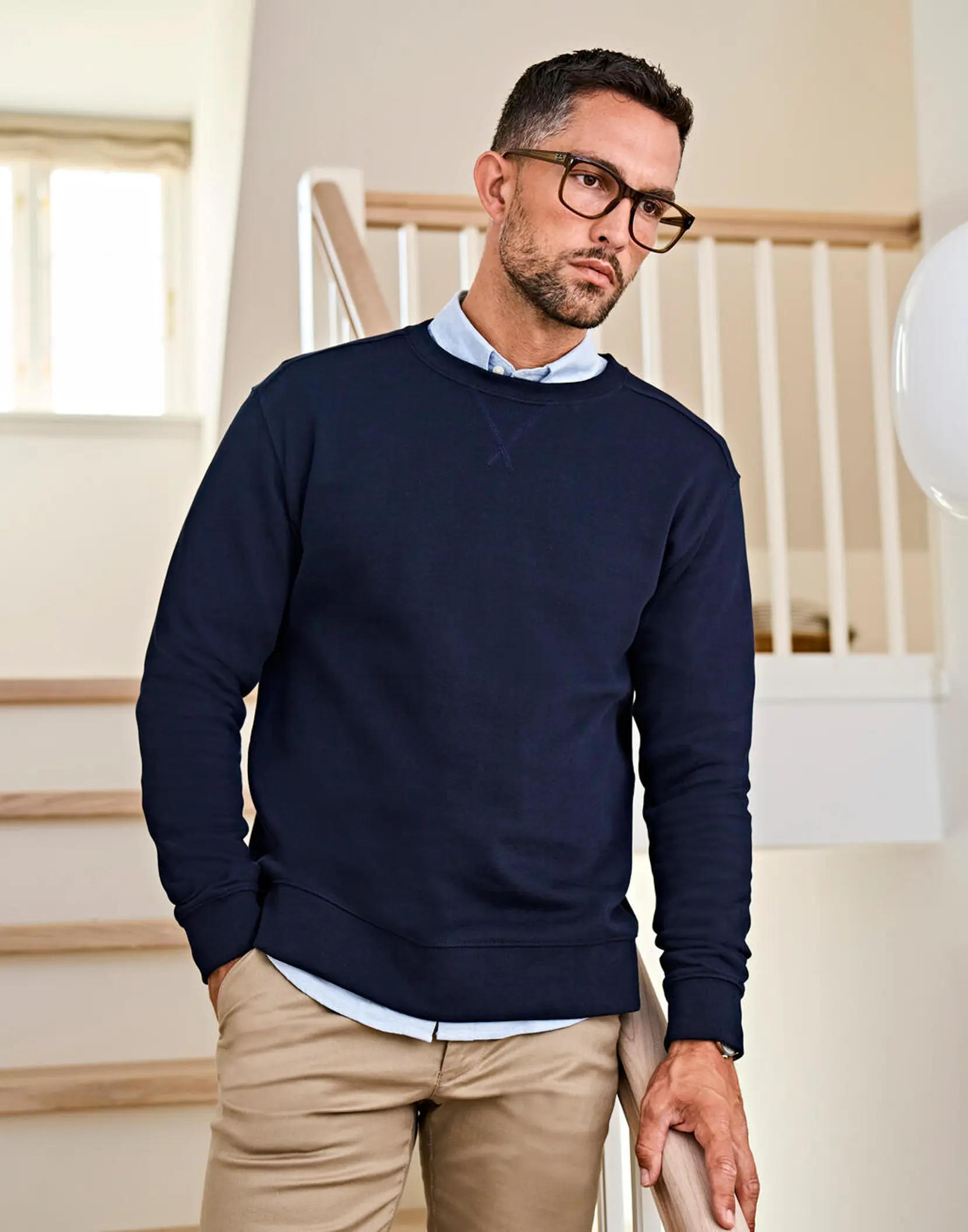 Bild på Ribbed Interlock Crew Neck