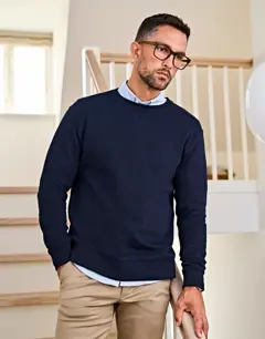 Bild på Ribbed Interlock Crew Neck