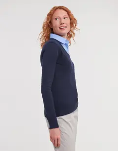 Bild på Ladies V-Neck Knitted Pullover