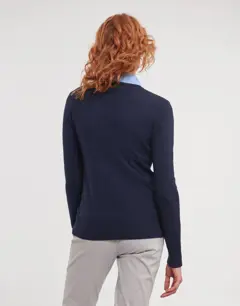 Bild på Ladies V-Neck Knitted Pullover