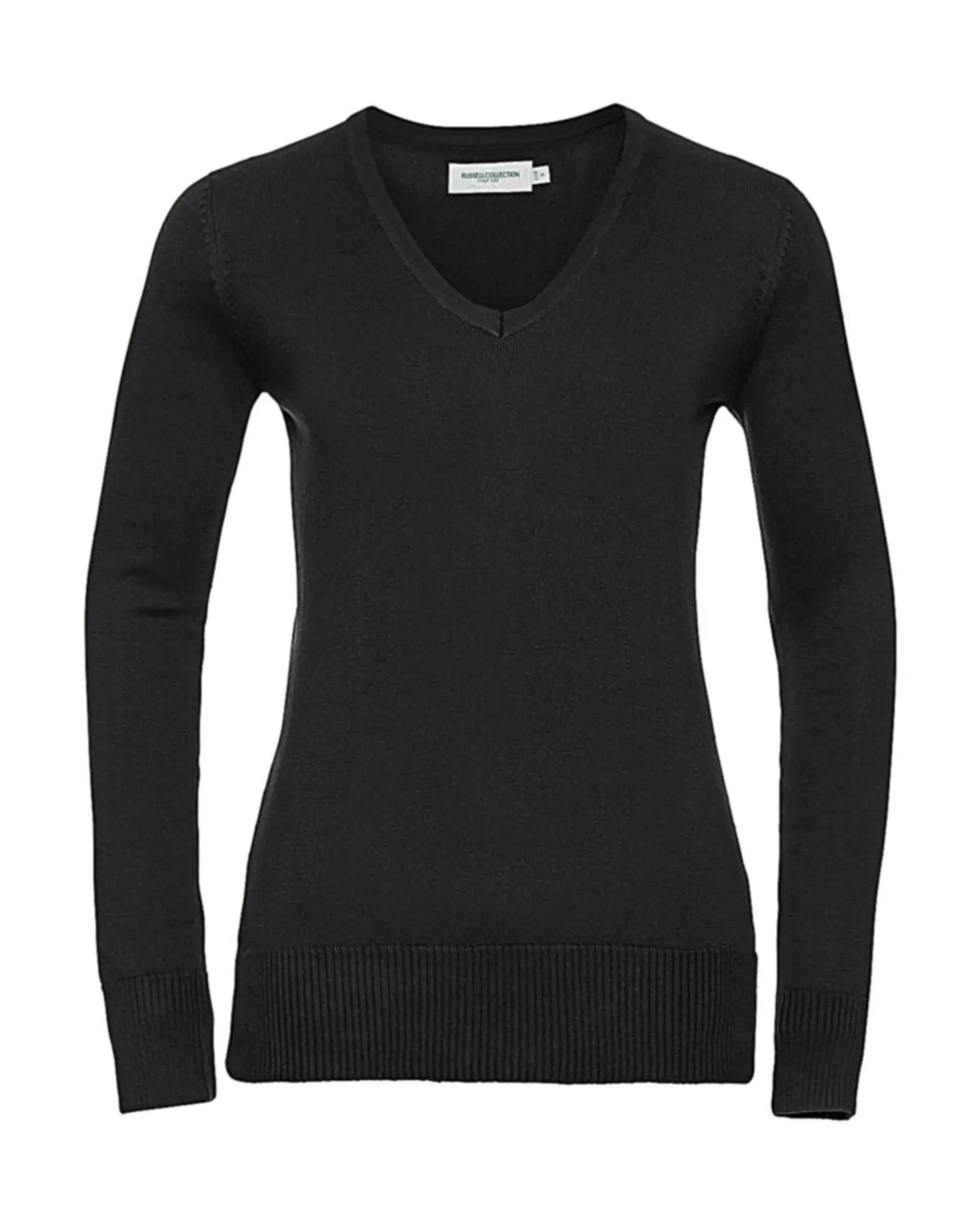 Bild på Ladies V-Neck Knitted Pullover