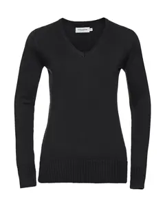 Bild på Ladies V-Neck Knitted Pullover