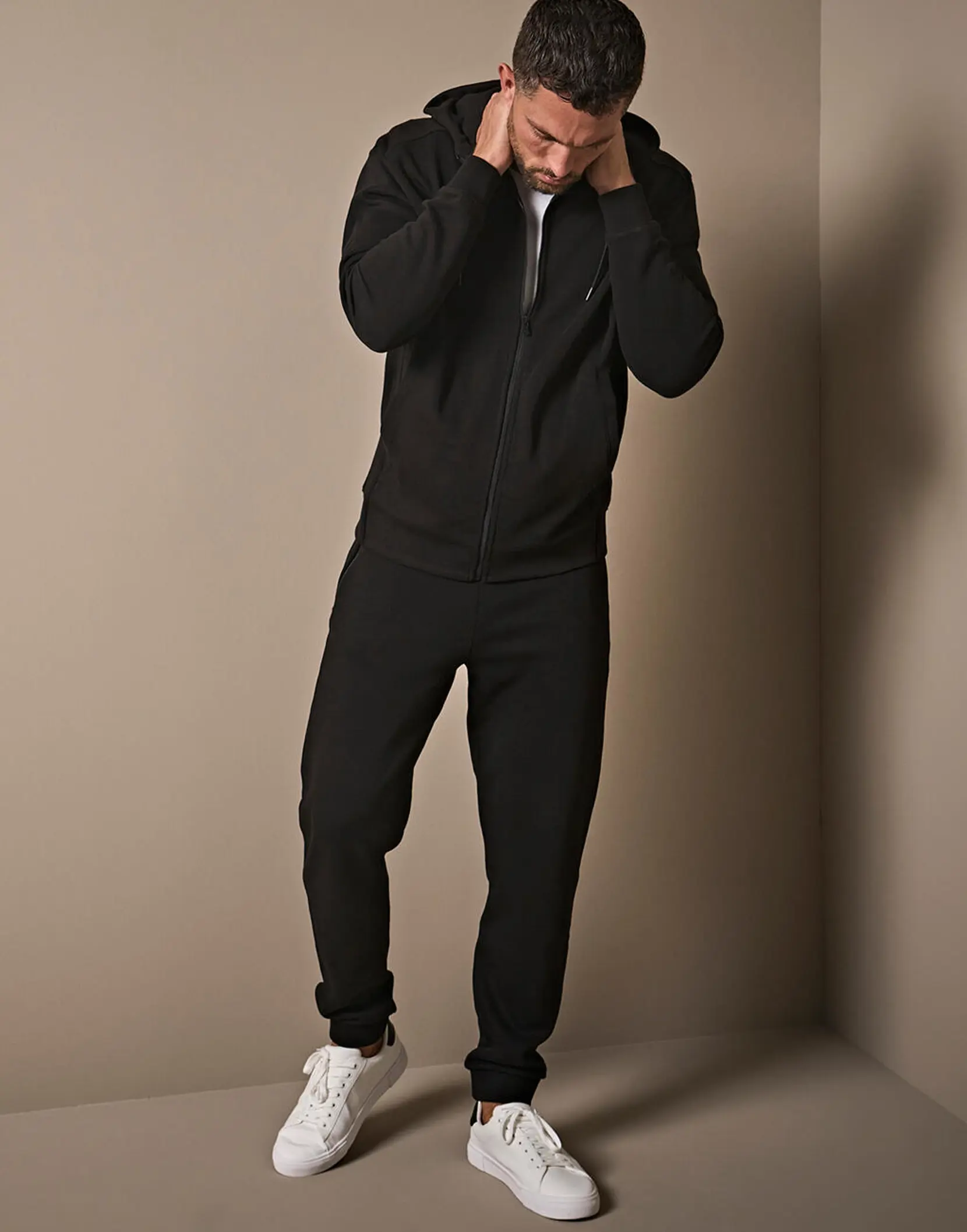 Bild på Ribbed Interlock Hooded Full Zip