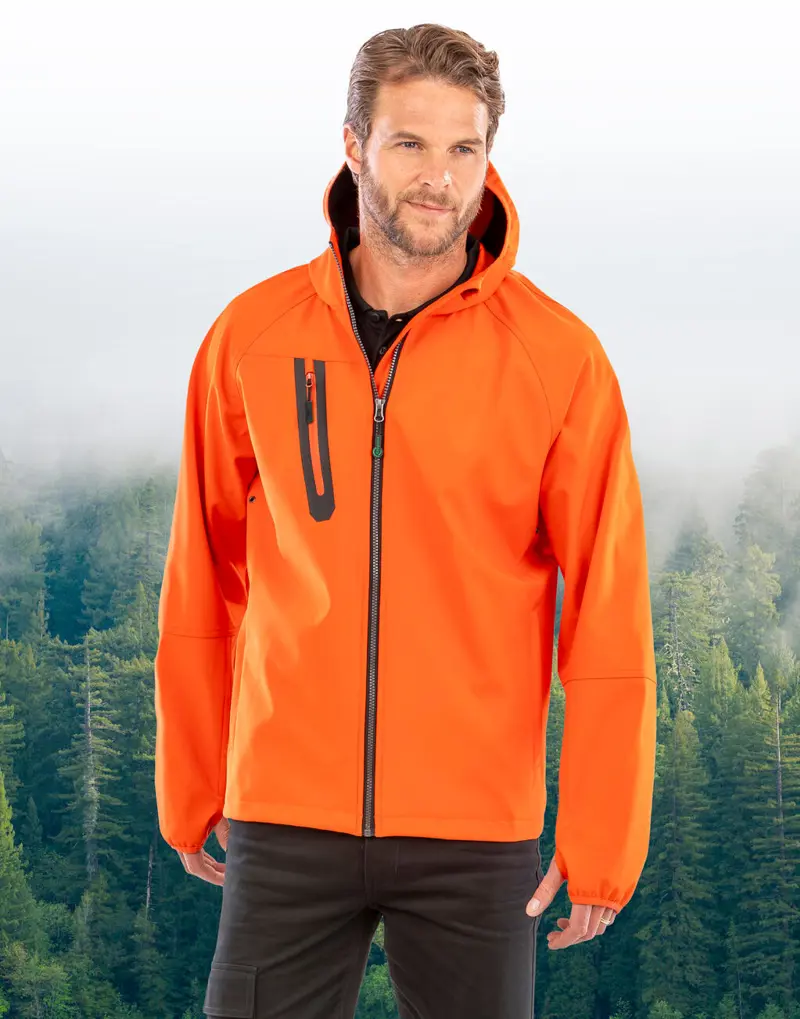 Bild på 3-Layer Recycled Printable Casual Hooded Softshell