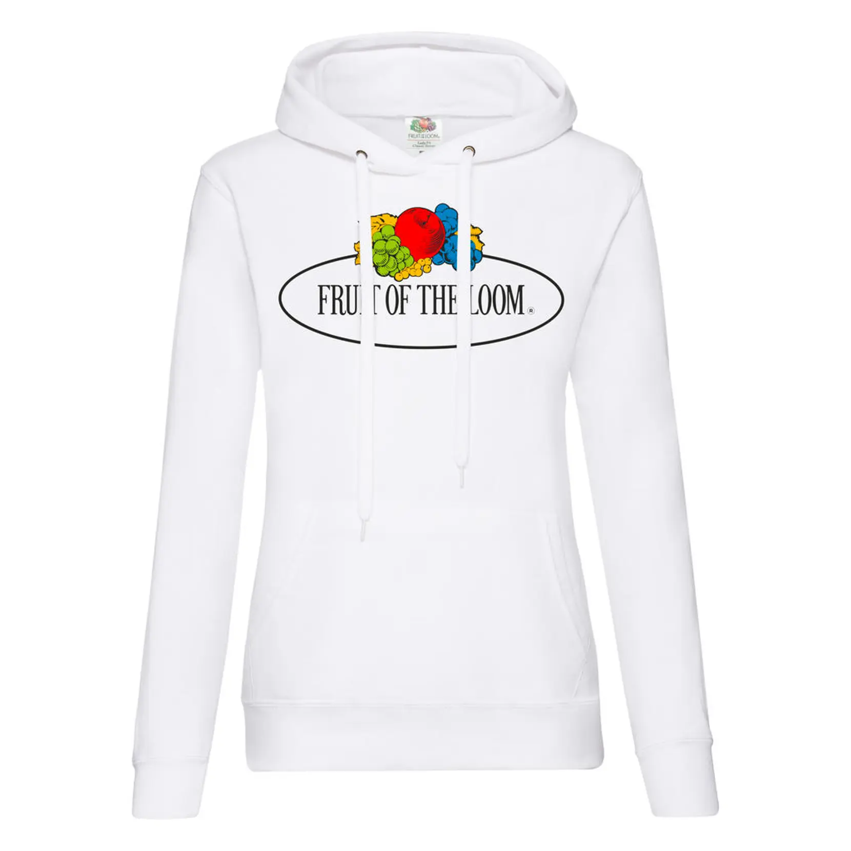 Bild på Ladies Vintage Hooded Sweat Large Logo Print