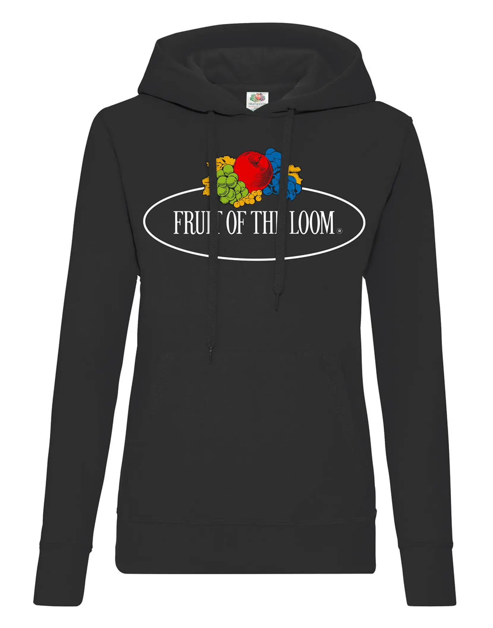 Bild på Ladies Vintage Hooded Sweat Large Logo Print