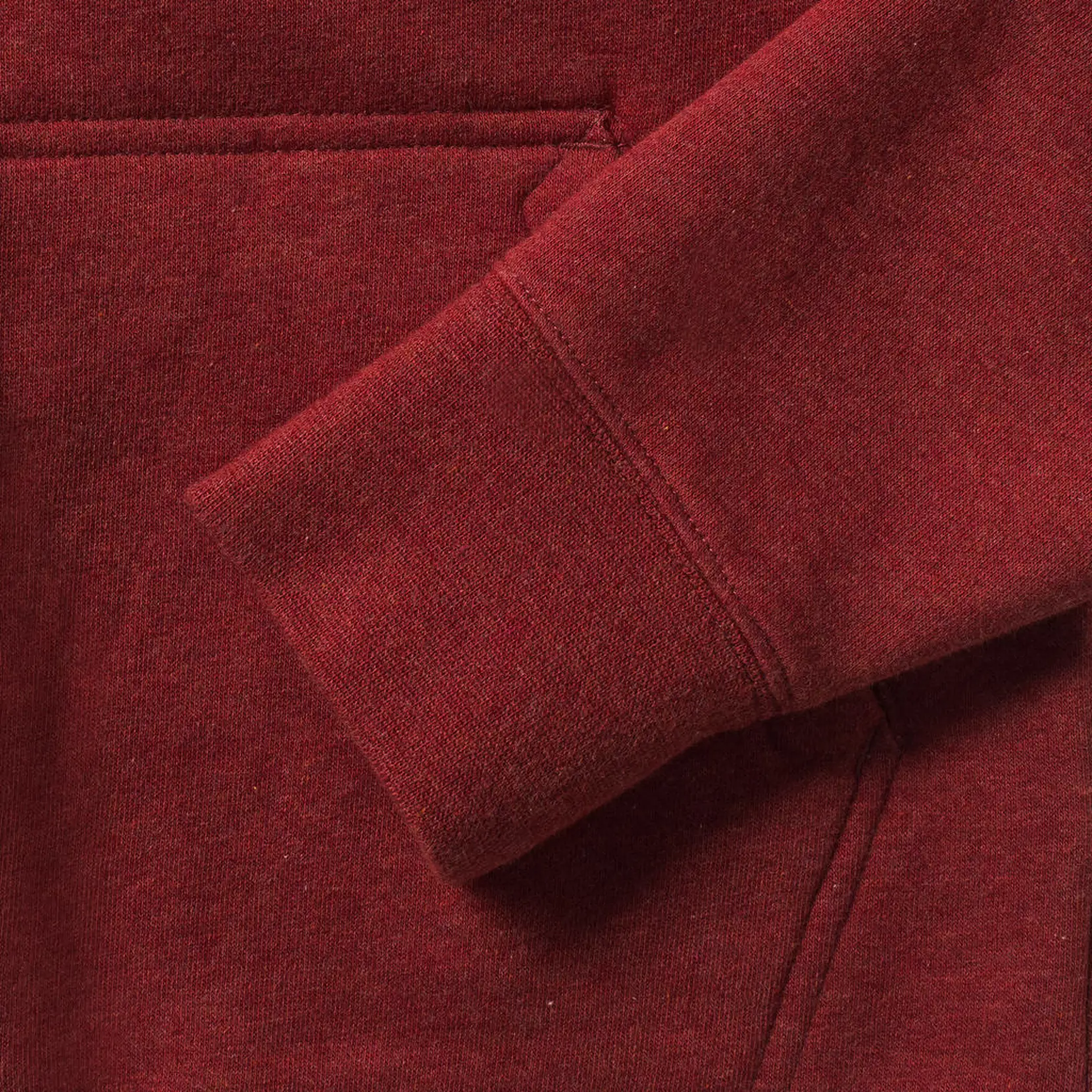 Bild på Ladies' Authentic Melange Zipped Hood Sweat