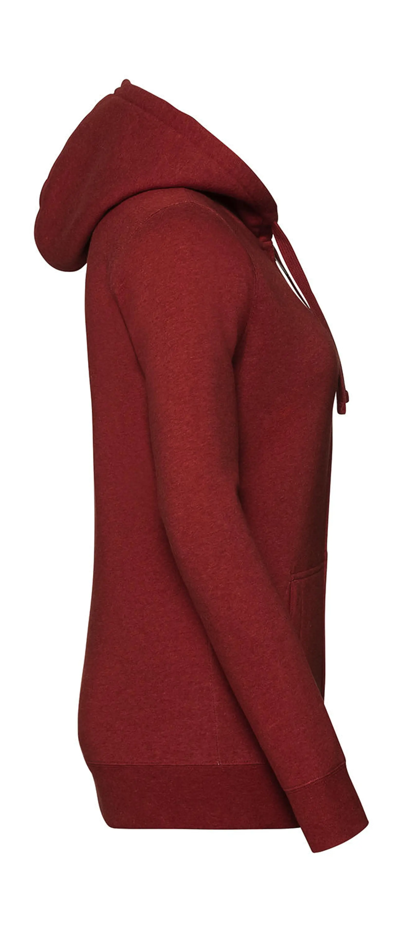 Bild på Ladies' Authentic Melange Zipped Hood Sweat