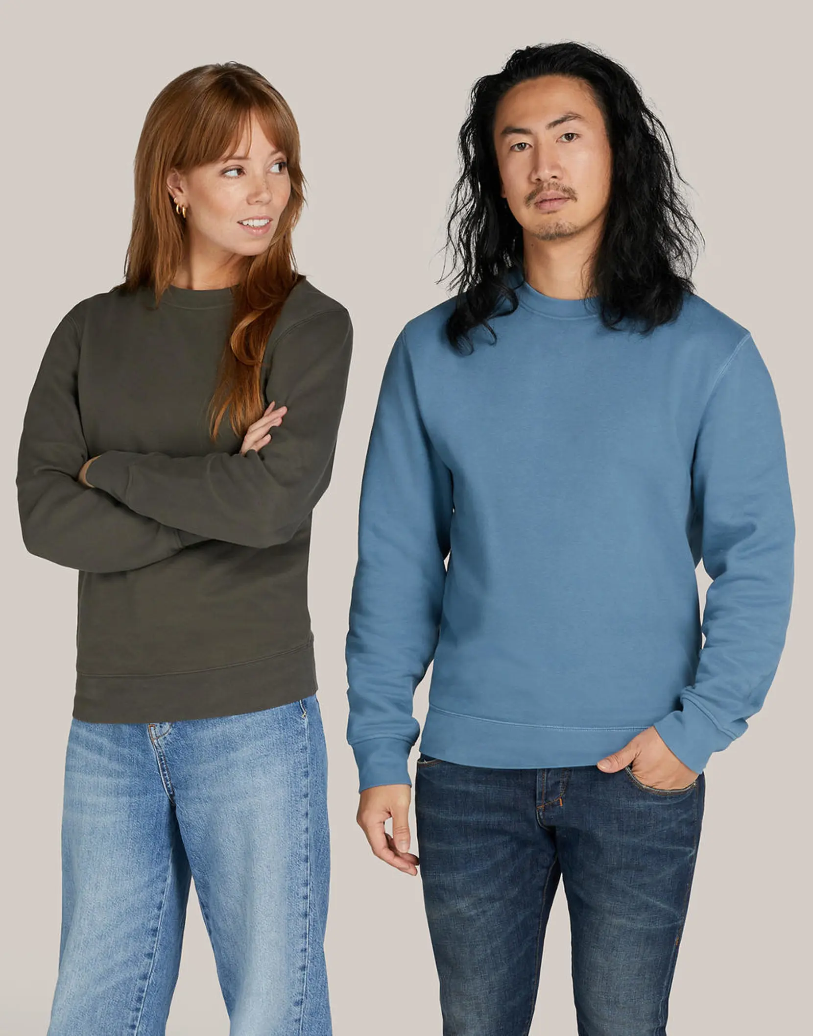 Bild på Signature Tagless Crew Neck Sweatshirt Unisex