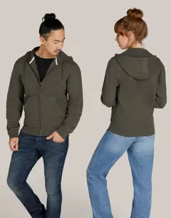 Bild på Signature Tagless Hooded Full Zip Unisex
