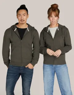 Bild på Signature Tagless Hooded Full Zip Unisex