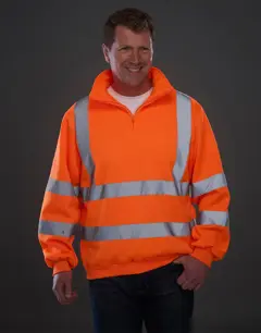 Bild på Fluo 1/4 Zip Sweat Shirt
