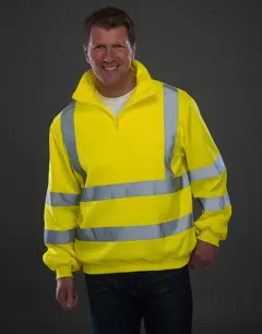 Bild på Fluo 1/4 Zip Sweat Shirt