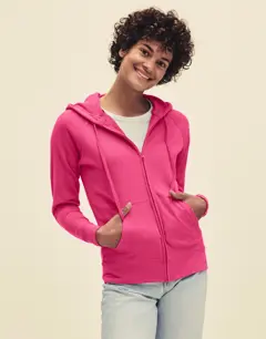 Bild på Ladies Lightweight Hooded Sweat Jacket