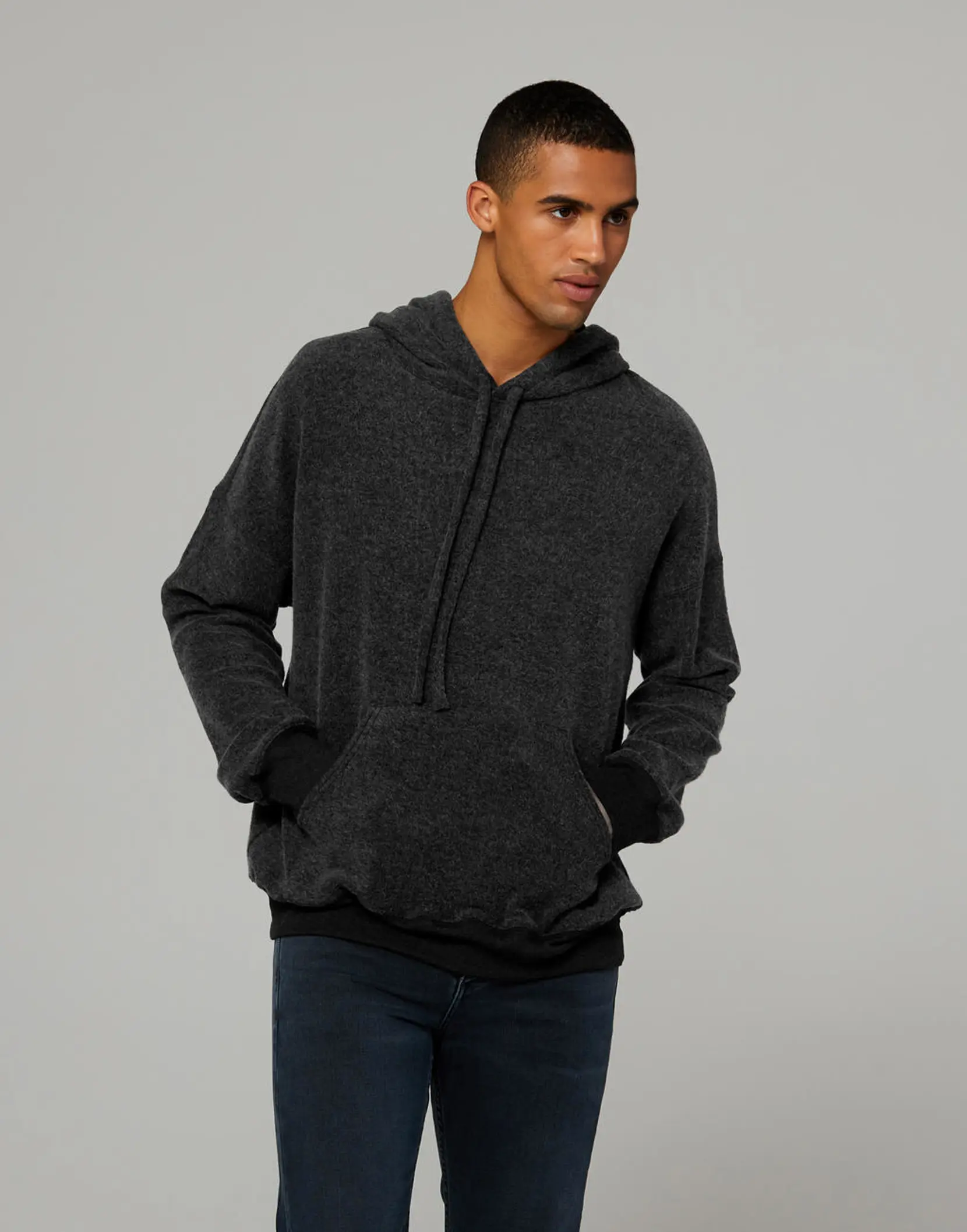 Bild på Unisex Sueded Fleece Pullover Hoodie